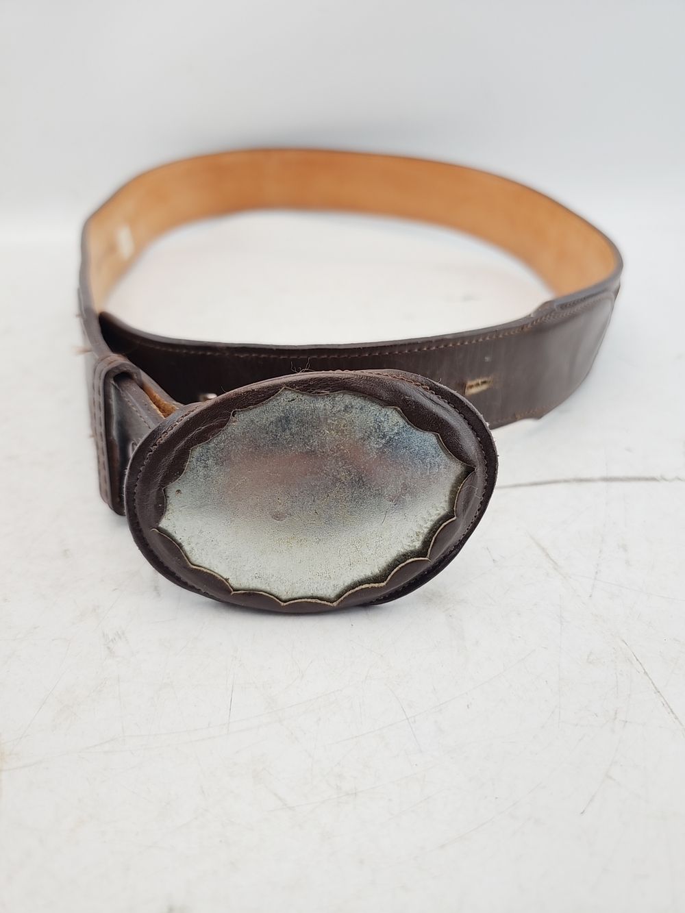 Nocona Genuine Crocodile Western Belt